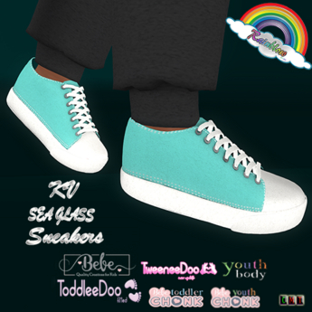 Second Life Marketplace - ((RBS)) KV SEA GLASS Sneakers